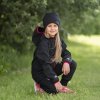 ESITO | Dětská softshellová bunda DUO Raspberry pink / Black - černá / 86 (Barva černá, Velikost 86)