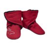 ESITO | Capáčky barefoot Softshell Lamb Red - červená / 2 - délka stélky: 12 cm (Barva červená, Velikost 2 - délka stélky: 12 cm)