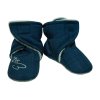 ESITO | Capáčky barefoot Softshell Lamb Navy blue - modrá / 2 - délka stélky: 12 cm (Barva modrá, Velikost 2 - délka stélky: 12 cm)