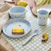 LÄSSIG Dish Set PP/Cellulose Happy Fruits 2025 lemon