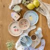 LÄSSIG Dish Set PP/Cellulose Happy Fruits lemon
