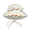 LÄSSIG Sun Protection Bucket Hat 2025 waves sea salt 19-36 mo.