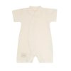 ESITO | Letní overal pro miminko mušelín Cream - smetanová / 56 (Barva smetanová, Velikost 56)