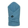 ESITO | Mušelínová zavinovačka pro miminko Denim blue 85x85 cm - džínová modrá / 85 x 85 cm (Barva džínová modrá, Velikost 85 x 85 cm)