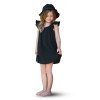 ESITO | Dívčí mušelínové šaty Black - černá / 80 - 86 (Barva černá, Velikost 80 - 86)