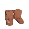 ESITO | Capáčky barefoot Softshell Brown - hnědá / 1 - délka stélky: 11 cm (Barva hnědá, Velikost 1 - délka stélky: 11 cm)