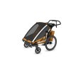 Small Thule Chariot Sport2 Double NaturalGold StrollingKit installed 10201033