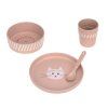 LÄSSIG Dish Set PP/Cellulose Tiny Team cat