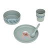 LÄSSIG Dish Set PP/Cellulose Tiny Team dog