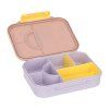 LÄSSIG Lunchbox Bento Pattern Party rose/lilac