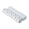 Swaddle blanket 120x120 2023 Little Chums dog