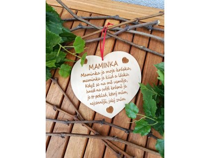 Maminka kráska - srdíčko