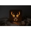 Svítící lampička s jelenem