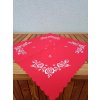 Prostírání na stůl červené folklorní