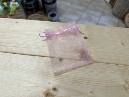 Sáček růžový - organza