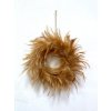 Věnec z kohoutího peří - Světle hnědý