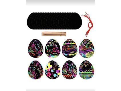 Škrabací vajíčka 8ks