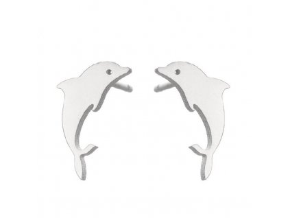 ocelove nausnice delfini 115464 or