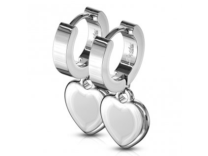 ocelove nausnice krouzky se srdicky 062295 or