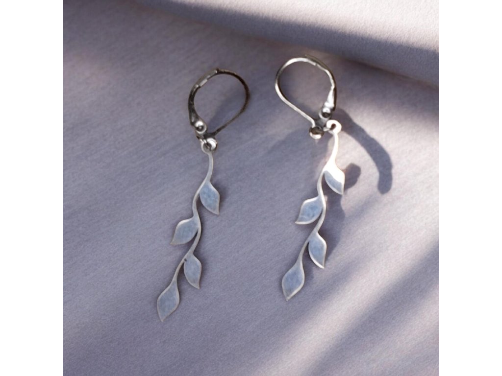 Náušnice,, Lístečky,,