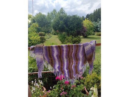 Šátek pletený č.1