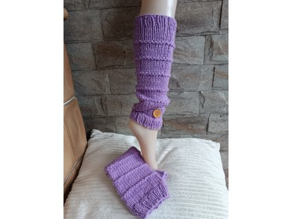 Originální ručně pletené návleky na nohy 15005488