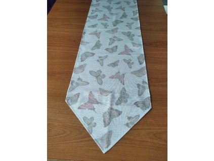 Běhoun na stůl "motýlci" do špičky