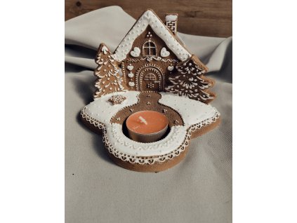 Perníkový svícen keramický