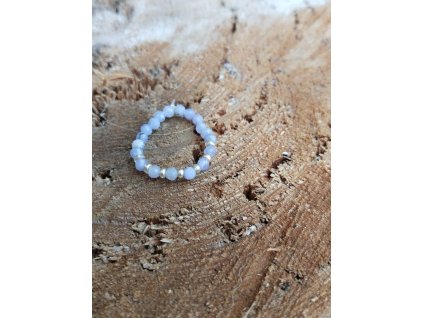 Prstýnek z minerálů,,Tanzanit