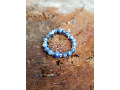 Prstýnek z minerálů Safír