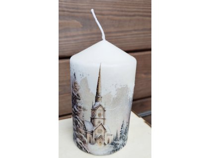 Vánoční svíčka,, Kostelík,,