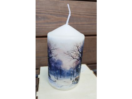 Vánoční svíčka,, Romantika v parku,,