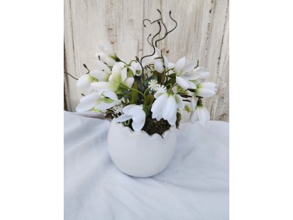 Velikonoční dekorace sněženky