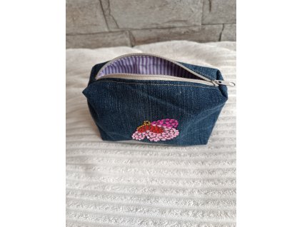 Kosmetická taštička džínová