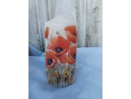 Svíčka,,Vlčí máky,,