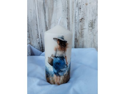 Svíčka,, Dívka v levanduli,,