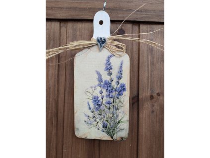 Dřevěné prkénko,,Levandule,,