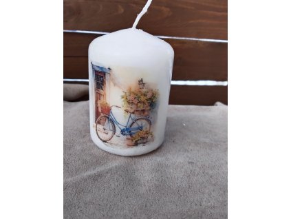 Svíčka,, Zátiší s kolem,,