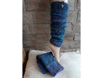 Originální ručně pletené návleky na nohy č. 15580976