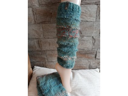 Originální ručně pletené návleky na nohy č. 15599817