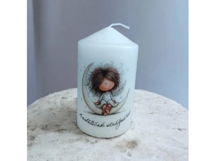 Svíčka,, Andělka a měsíc,,