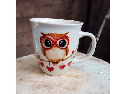 Hrnek se sovičkou