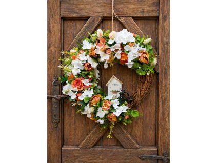 Celoroční věnec ,, Domeček s kolem,,