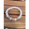 Náramek z minerálů Opalit s korálky Shamballa