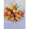 Kytice oranžovo žluté tulipány č.8