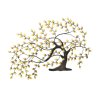 Kovový strom,, Zlaté lístky,,