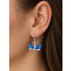 Náušnice,, Vážky v modré,,