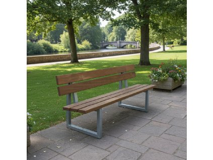 Lavička MOON s plastem 3