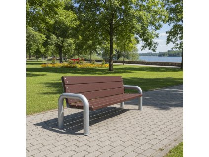 Lavička MARCO s plastem 4