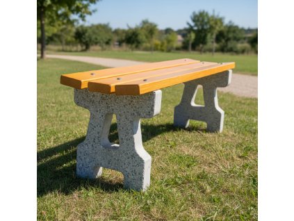 BETONOVÁ LAVIČKA KLASIK BEZ OPĚRADLA 2